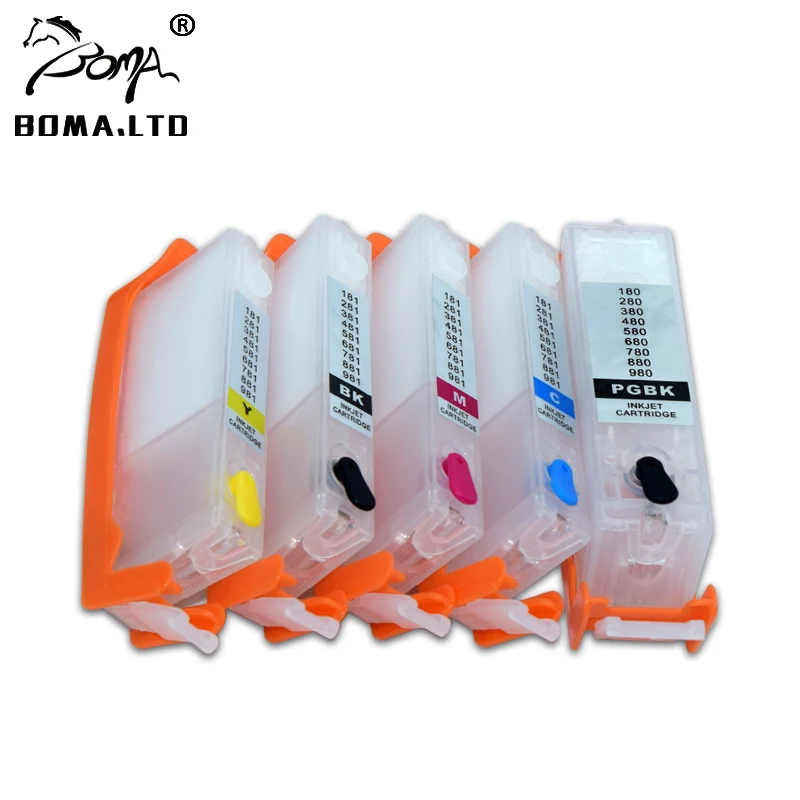BOMA.LTD PGI 680 CLI 681 PGI680 CLI681 Refill Ink Cartridge For Canon PIXMA TR7560 TR8560 TS6160
