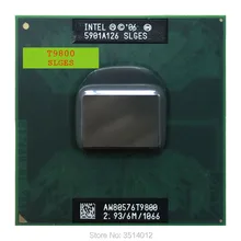 Intel Core 2 Duo T9800 SLGES 2,9 GHz Dual-Core Dual-Gewinde CPU Prozessor 6 M 35 W buchse P