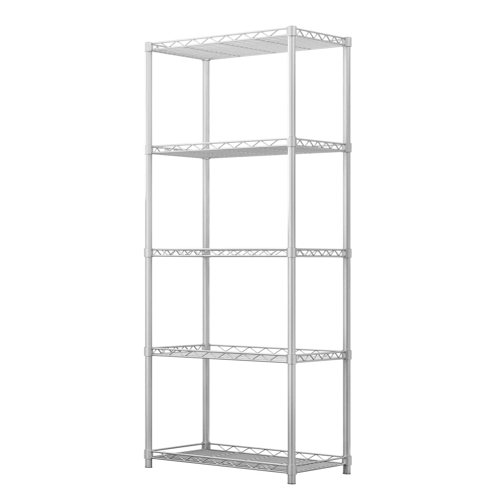 

5 Layers Storage Shelf For Kitchen Multifunctional Bathroom Organizer Holder 5-Tier Metal Storage Book Shelf Kitchen Supplies