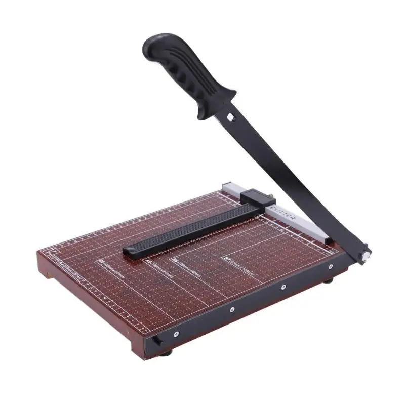 

Dropship Manual Paper Cutter Office Photo Paper Trimmer Machine Stainless Steel Guillotine Card Cutter A4 Paper Cutting Machine