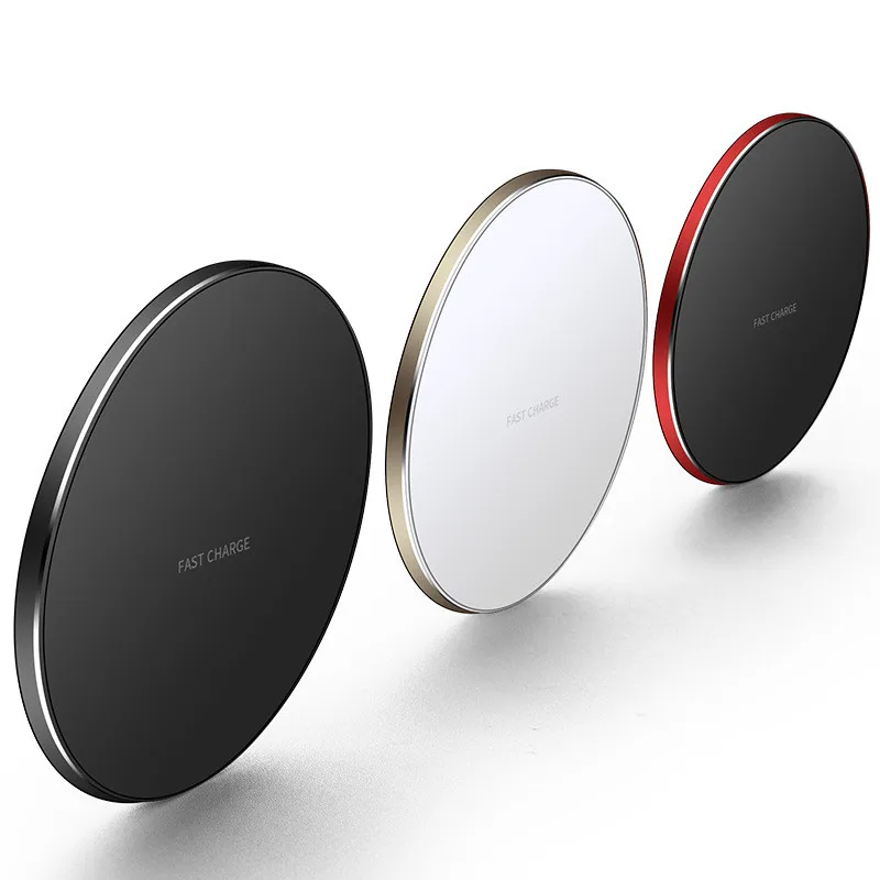 

MAXSHARER 10W Wireless Charger For iPhone 8 Plus/X Fast Charging For Samsung S8/S8 Plus/S7 Edge Nexus5 Lumia 1520 Qi Charger Pad
