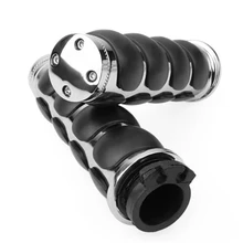 25 мм 1 дюймов мотоциклетные ручки для руля левая и правая ручка металлическая резина для Kawasaki Кафе Racer Bobber Touring