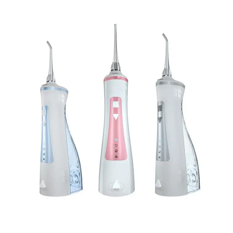 

Oral Irrigator USB Rechargeable Water Flosser Portable Dental Water with 4 Jet Tips Waterproof Teeth Cleaner Hygiene Product