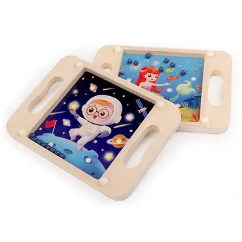 

Palm Balanced Ball Wooden Labyrinth Balancing Concentration Training Educational Toys for Children