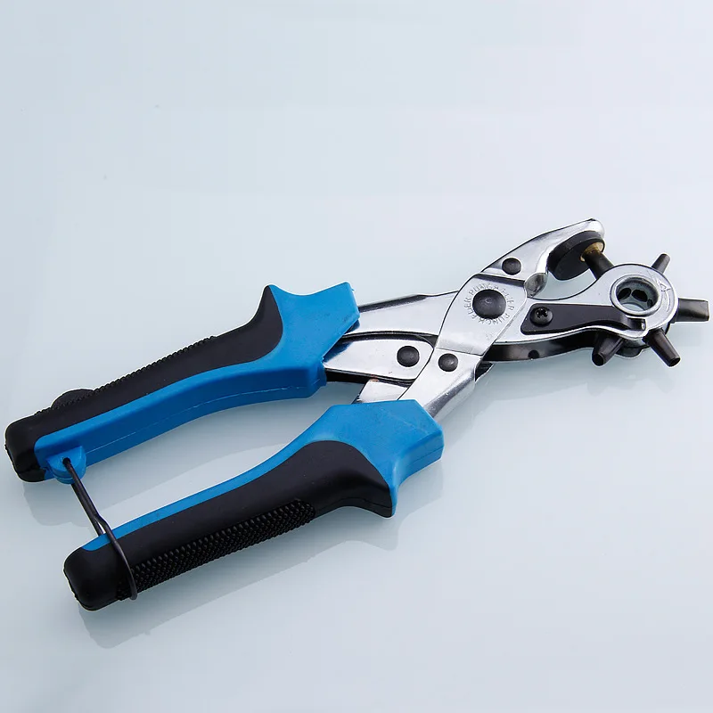 

Revolving Leather Hole Heavy Duty Punch Professional Heavy Duty Belt Hole Puncher Tool DIY Home or Craft Hole Punch