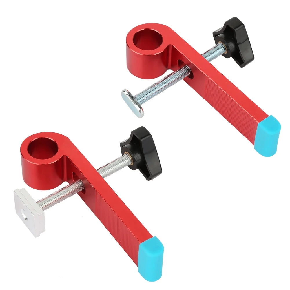 

T-type Slide Slot Track Stopper Woodworking Positioning Limiter Wood Clamp Tools