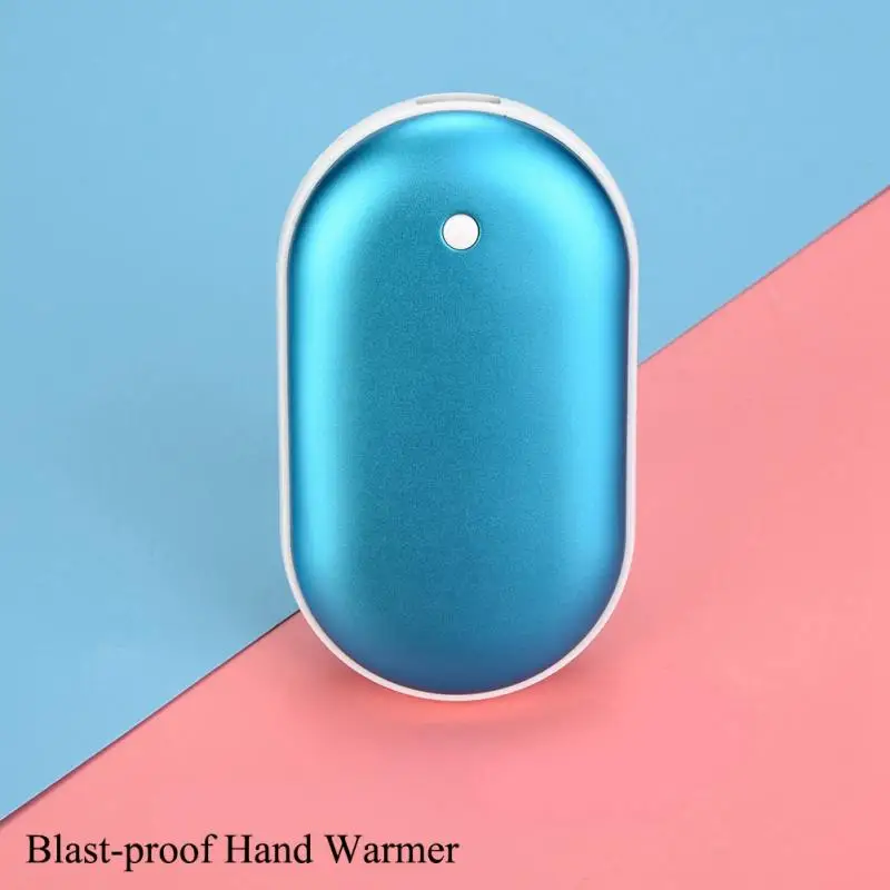 

Hand Warmer Pocket Rechargeable Portable Mini 5V USB Winter Powered Bank Double Heating Electric Explosion-proof Stove Warmer