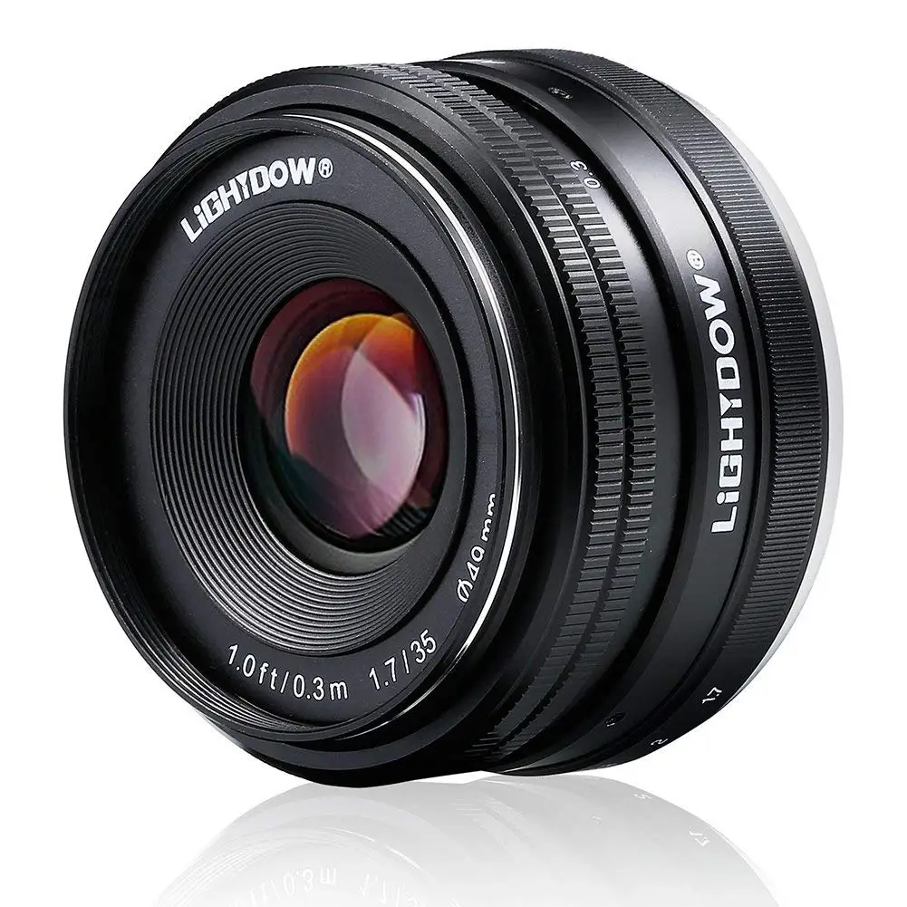 

Lightdow 35Mm F1.7-22 E-Mount Aps-C Fixed Prime Lens for Sony Alpha A6000 A6300 A6500 A5100 A5000 Mirrorless Digitial Slr Camera