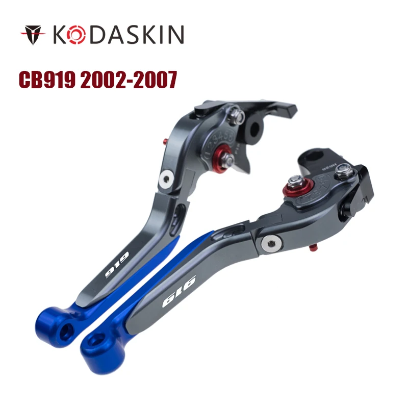 

KODASKIN Folding Extendable Brake Clutch Levers for Honda CB919 2002-2007