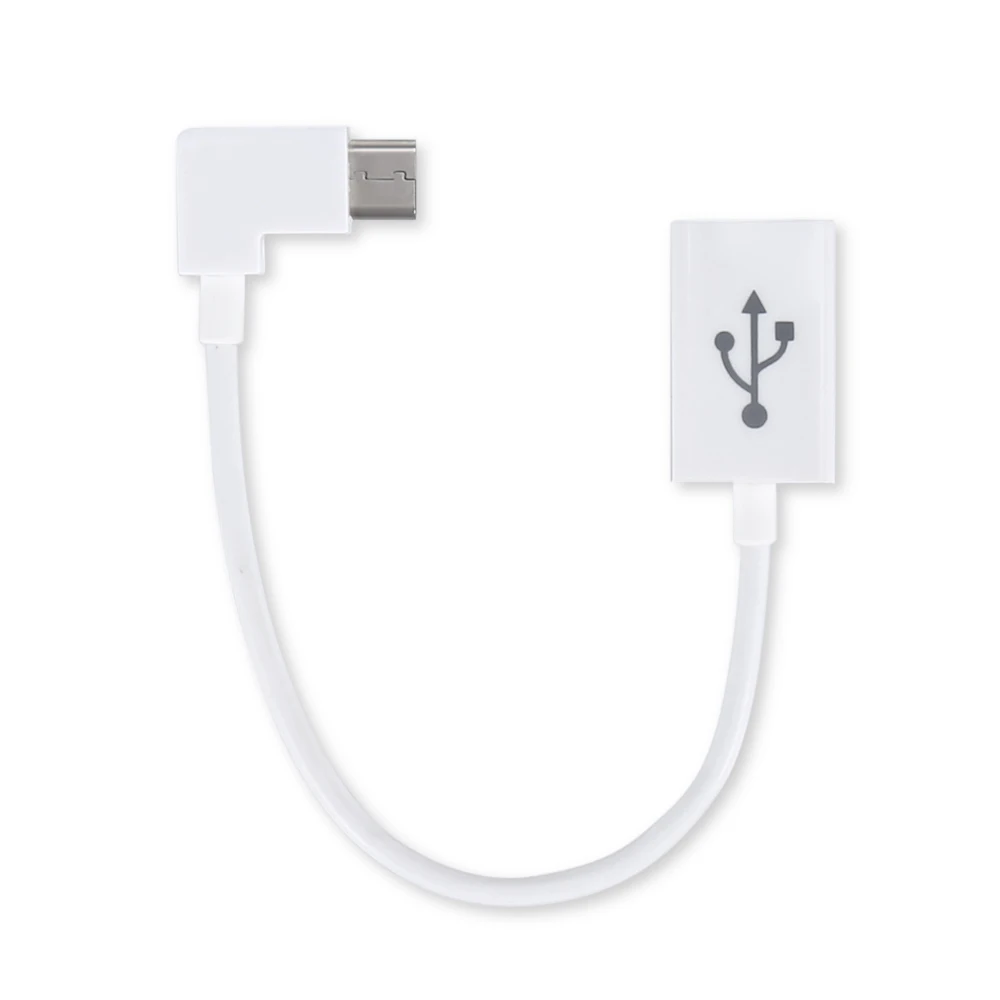 

CYDZ 10pcs/lot 10CM USB-C USB 3.1 Type C Male Connector to USB 2.0 A Female OTG Cable for Chromebook White