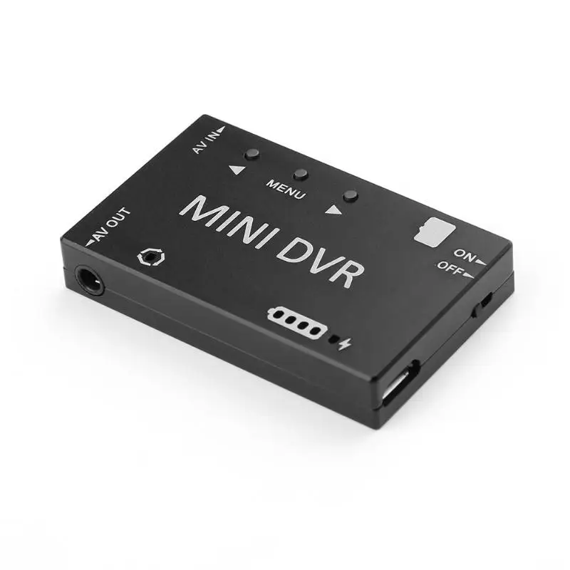 

ALLOYSEED FPV Mini DVR Video Audio Recorder Quadcopter NTSC/PAL Switchable Recording DVR 3.5mm AV Jack For 1080P IP Drone Camera