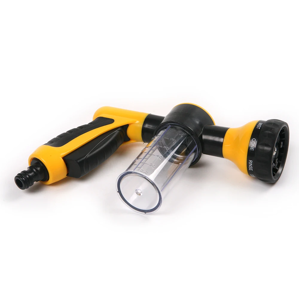 

1pcs Brand New and High Quality ABS Rubber Vehicle Foam Wash Water Gun for Car Washing Flower Garden Plant Watering Pet Bathing