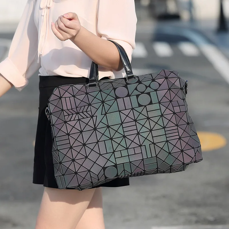 

Women Bags sac Geometry Ladies shoulder Bag women's handbags Tote Bags Folding Handbag female Bolasa 2018