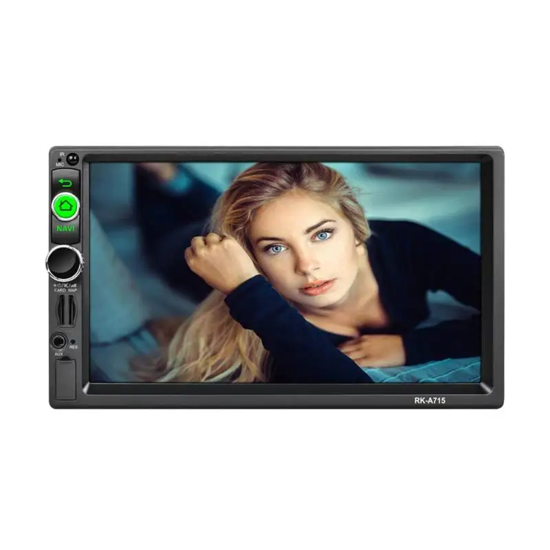 

2 Din Car Stereo MP5 Player Android 7.1 7 inch GPS Navigation WiFi Auto Radio (AM/FM) Bluetooth Music Video 1GB RAM 16GB ROM