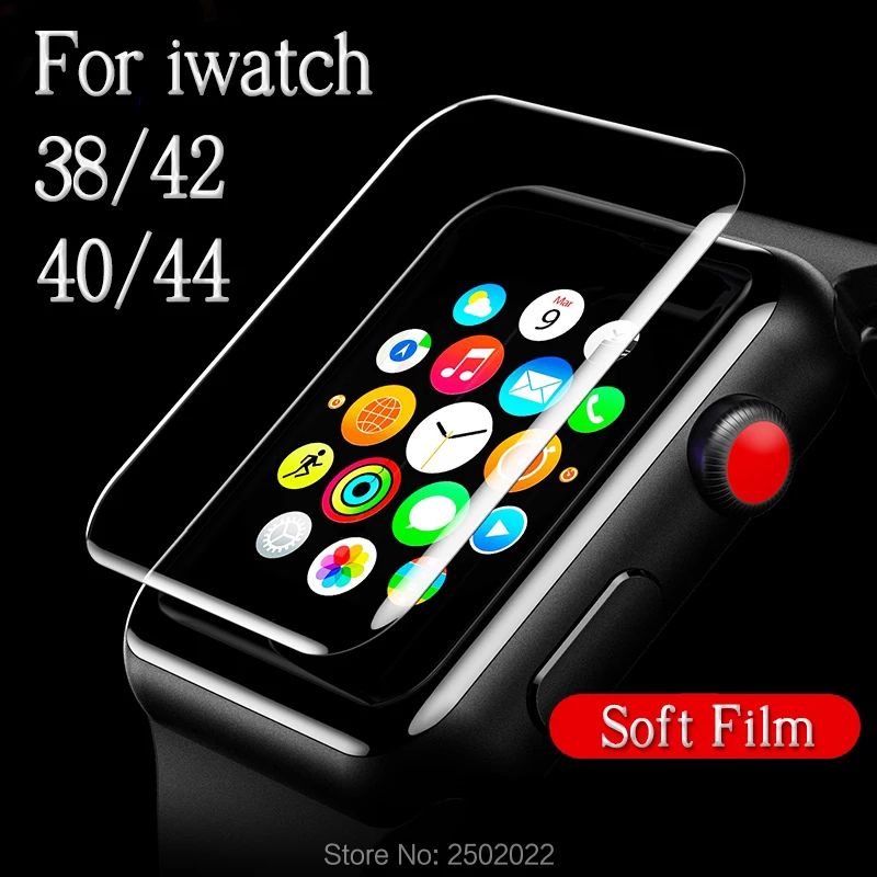 Защитная пленка для i Watch 1 2 3 4 38 42 40 44 мм защитная экрана Оригинальная мягкая
