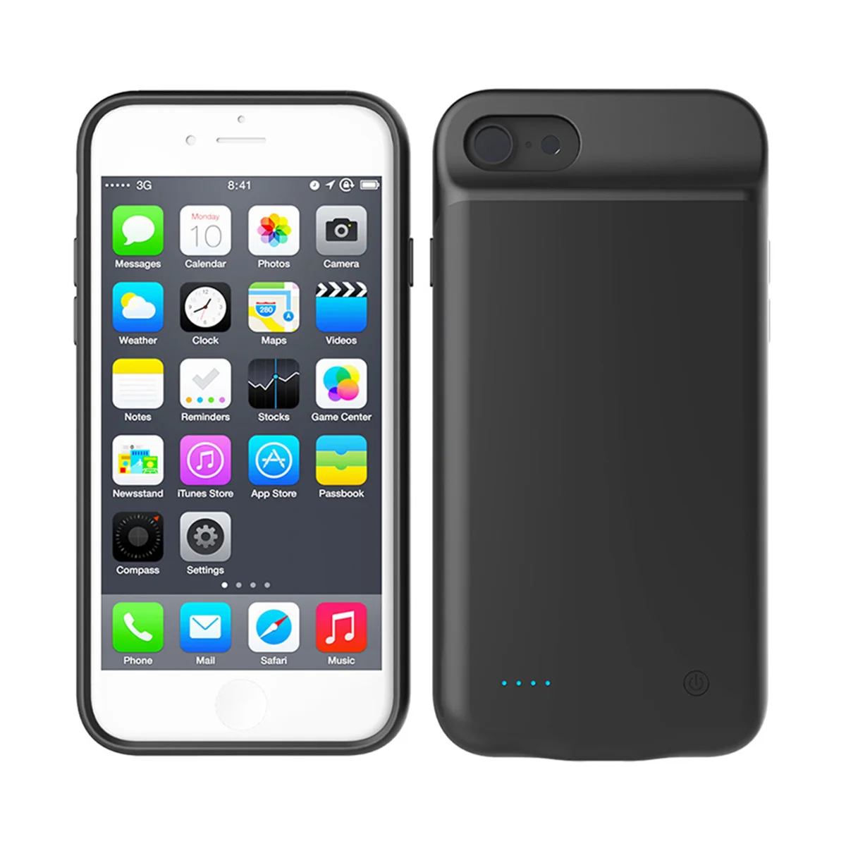 Батарея Зарядное устройство чехол для iPhone 7 Plus/8 плюс 4000 мАч Мощность банка зарядки чехол Мощность банк Зарядное устройство чехол для iPhone 7 Plus/8 плюс