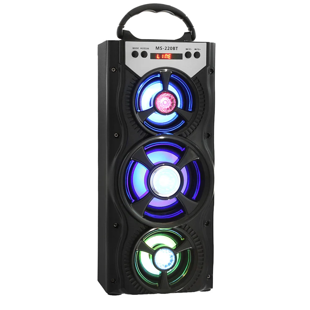 GBTIGER MS-220BT портативный bluetooth-динамик с разъемом для карт памяти AUX USB TF | Электроника