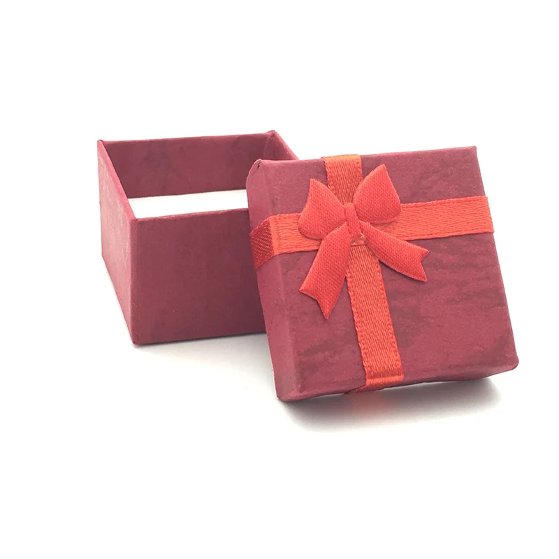 Мода 4 цвета бумажный органайзер для губок шикарная коробка для хранения высокого качества мини-кольца ювелирные изделия держатель для сережек