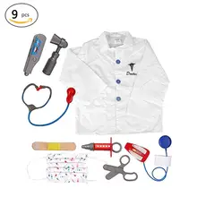 9 шт./компл. детей доктор ролевые игры игрушки для девочек ролевые игры звук обучающих игрушек для детей забавные обучающие игрушки для детей, подарок на день рождения