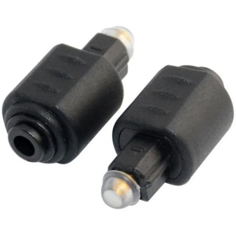 

1pc Mini Optical Audio Adapter 3.5mm Female Jack Plug To Digital Toslink Male Audio Adapter