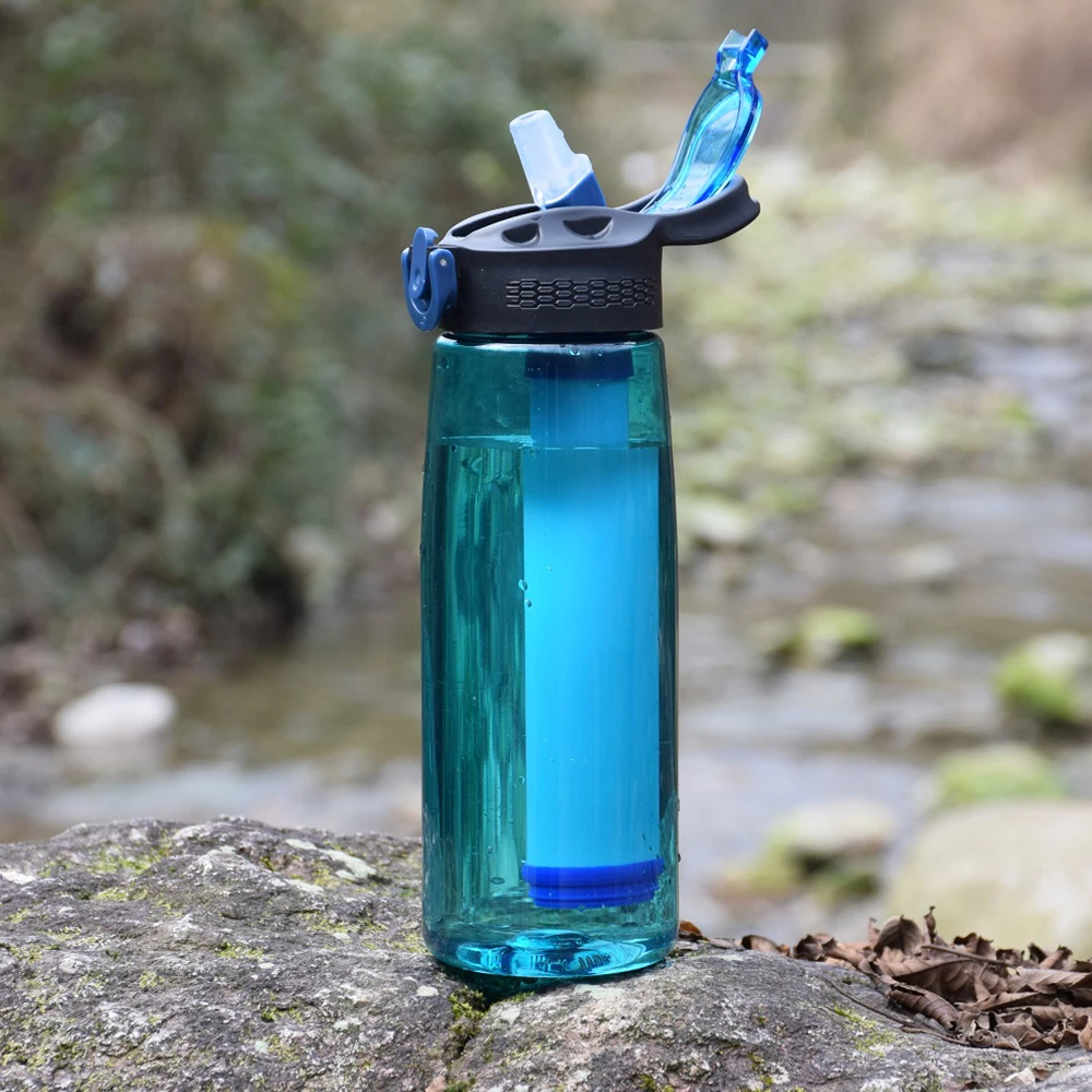 650 мл портативная бутылка для воды Bobble фильтр Кемпинг Туризм Путешествия