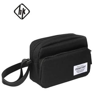 

Hk Men's Crossbody Bag pack hidden zipper Phone Shoulder Bags for Wallet Male Handbag Outdoor Cigarette Canvas Messenger Bags