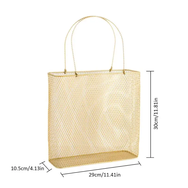 بسيط الحديد الحائط مجلة شنقا رف كتاب صحيفة تخزين الرف سطح المكتب أشتات حامل المنزلية المنظم