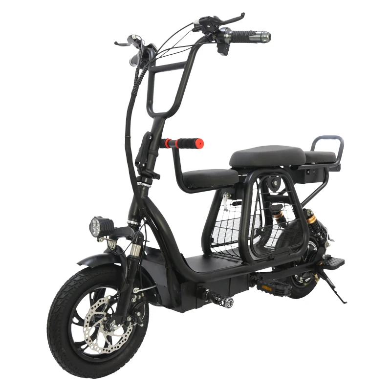 Two Wheel Electric Scooter 12 Inch Electric Bicycle 400W 48V Adults Folding Portable Powerful Electric Bike With Pet Basket Two Wheel Electric Scooter 12 Inch Electric Bicycle 400W 48V Adults Folding Portable Powerful Electric Bike With Pet Basket