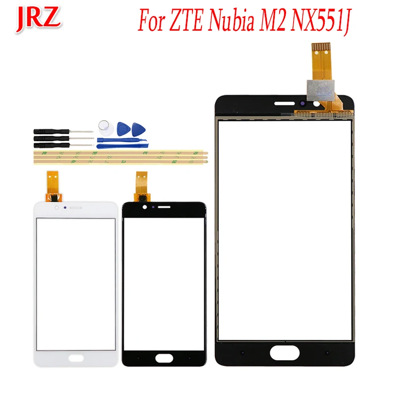 Сенсорный экран для телефона JRZ 5 дюйма переднее стекло объектив ZTE Nubia M2 NX551J