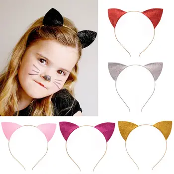 

Cute Newborn Toddler Infant Baby Girl Kids Cat Ears Headband Hair Band Hair Accessories Photograph Props