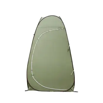 

Outdoor Simple Automatically Open Tent Single-layer Single Door Bathing Tent Mobile Sturdy Toilet Tent Camping Facilities