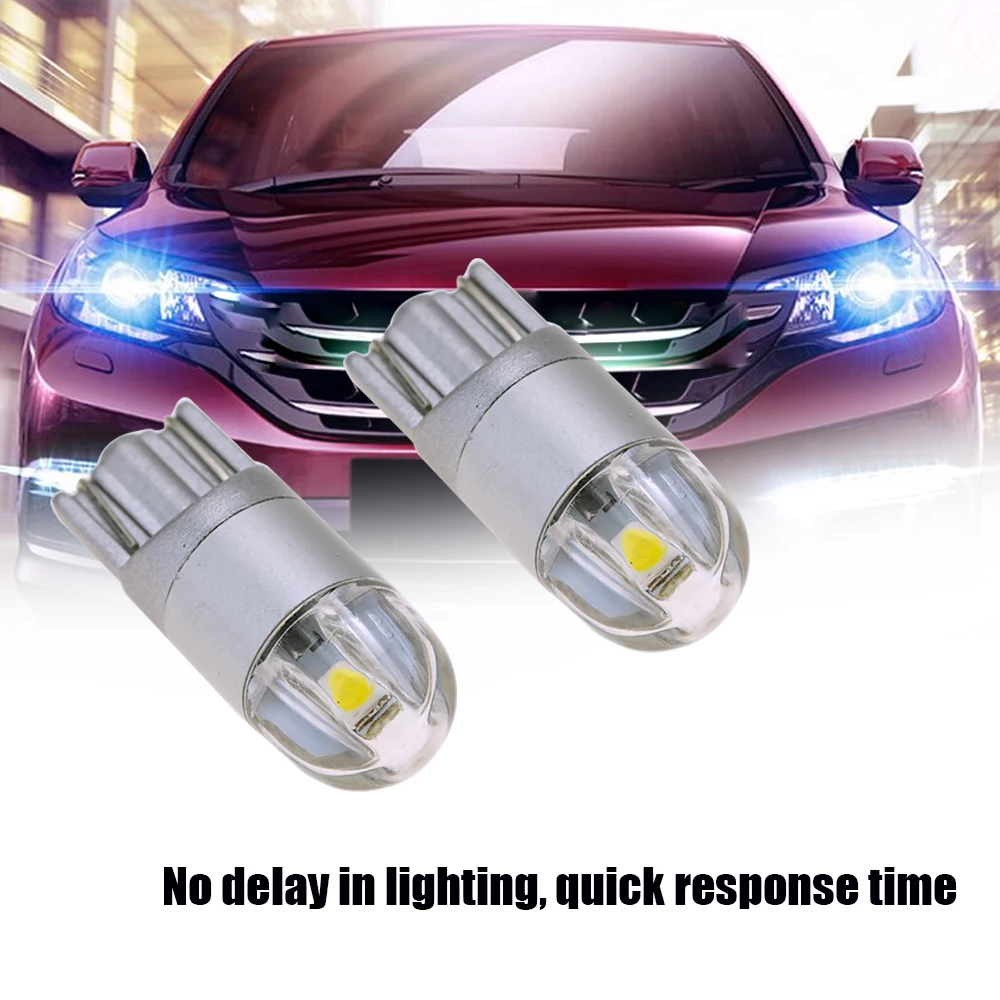 

KKMOON 2pcs T10 3030 LED Auto Light Bulbs High Power Highlight Turn Signal Lights Lamp Bulbs Ultra Bright Car LED Lamps Bulb