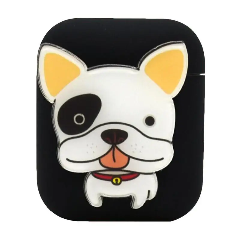 

Soft Cartoon Silicone Case For Wireless Bluetooth Headset Case Anti-fall Dustproof Headset Box Storage Bag For Airpods Apple