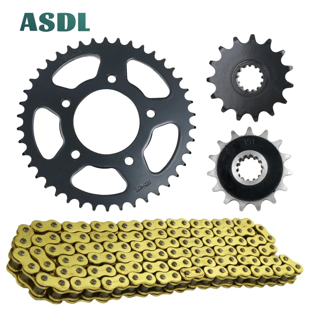 

525 15T 42T 525 15 42 tooth Motorcycle Transmission Chain and Front Rear Sprocket Kit For HONDA CB-1 400 1989 1990 1991