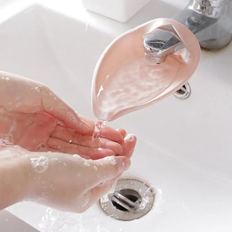 

1pc Plastic Faucet Lengthened Hand Washing Device Sink Extender for Childen Baby Hands Washing Aid Extender