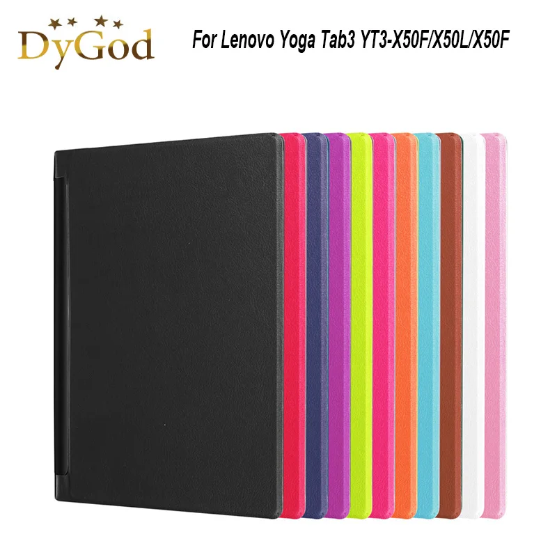 Кожаный чехол DyGod для Lenovo Yoga Tab3 YT3 X50F X50L 10 1 дюймов с шелковой текстурой