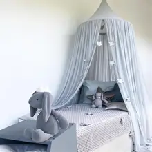 Навес для детской кровати, москитная сетка, занавеска для детской кроватки, сетка для детской кроватки, Круглый висящий купол, детский навес, подвесная игровая палатка, декор детской комнаты