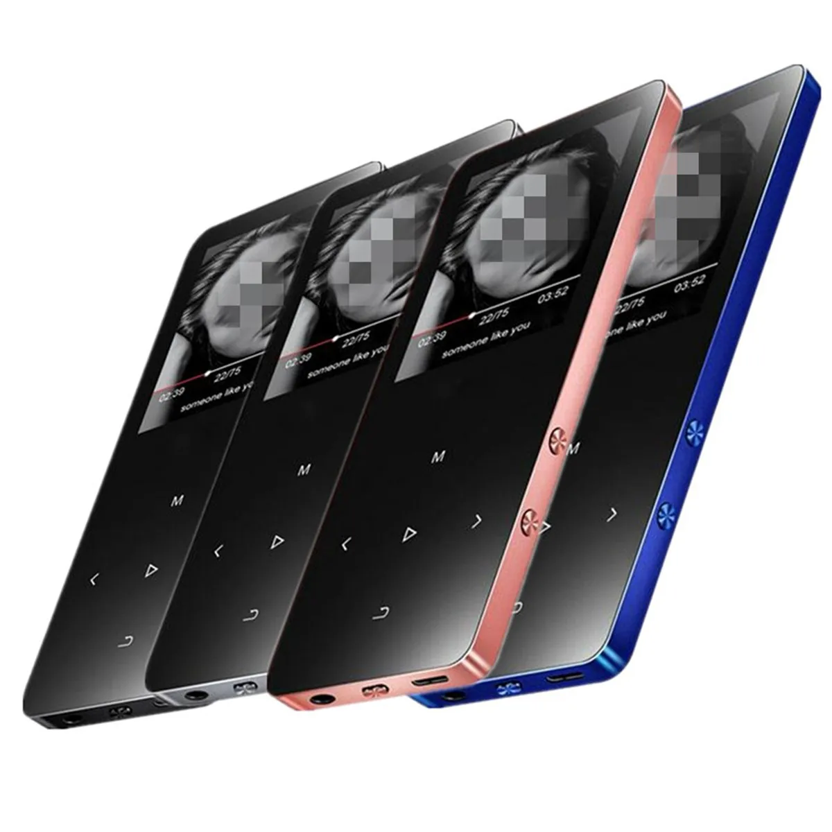 

8G MP3 MP4 Player bluetooth HIFI Music Player Touch/ Screen Lossless Recording Walkman Sound Out Speaker E-book FM radio Clock