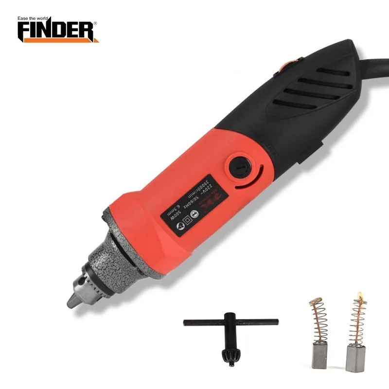 

FINDER 500w Mini Electric Grinder 6 Position Variable Speed Polishing Machine Rotary Power Tool For Milling Polishing Engraving