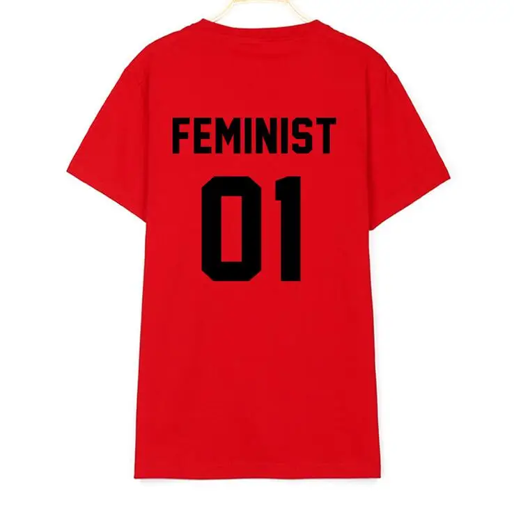 Дропшиппинг Feminist 01 рубашка Феминистская футболка повседневные топы с короткими