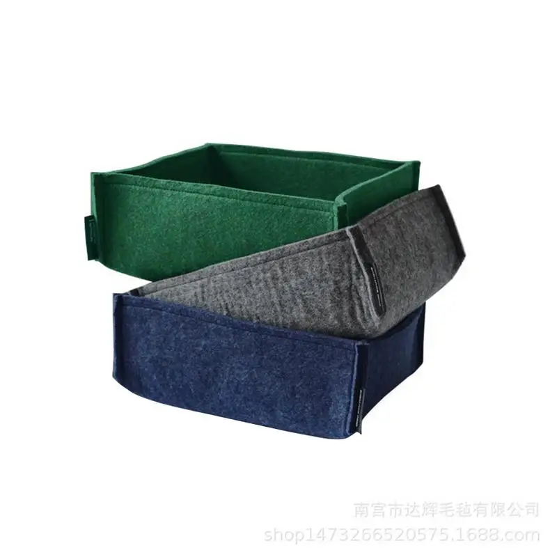 

Nordic Style Storage Basket Felt Storage Box Desktop Living Room Porch Key Debris Organizer Storage Basket Home Products Supplie