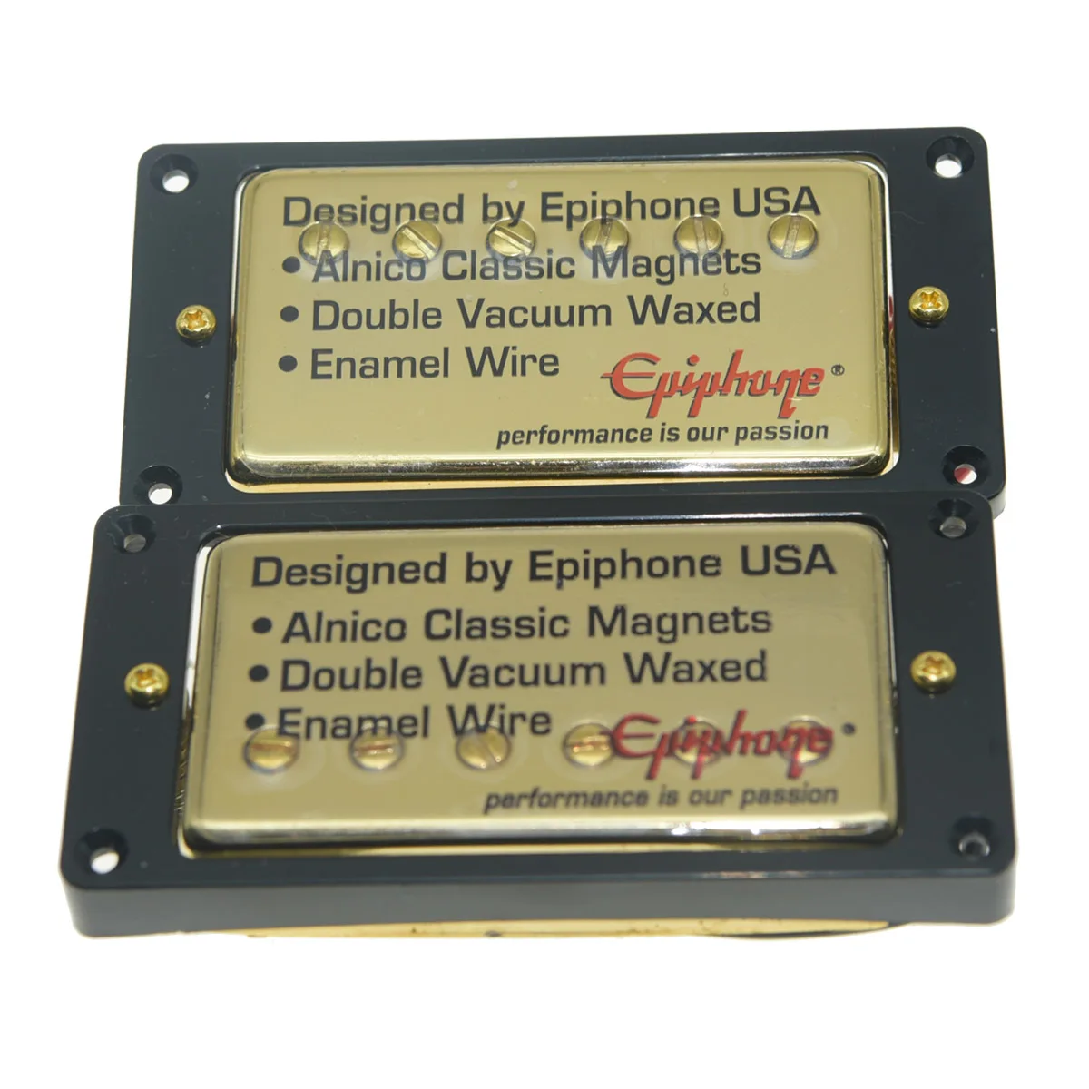Набор из 2 оригинальных электрогитар Epi LP Standard SG Alnico Humbucker Pickup никель/золото/черный