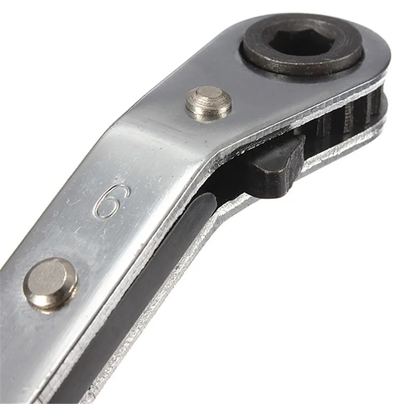 5 Tipos Llaves combined Trinquete Anillo Doble Llave de Trinquete llave 6mm-21mm llave herramientas de mano