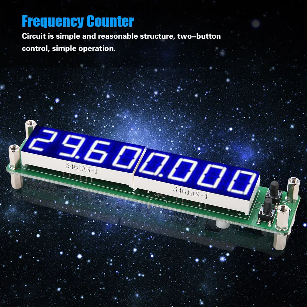 0 1 ~ 1000MHz PLJ 8LED H RF счетчик частоты сигнала цимометр тестер модуль высокое