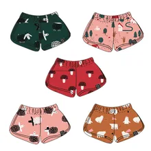 Kukukid/Детские шорты; коллекция года; сезон весна-лето; милые шорты с рисунком для мальчиков и девочек; детская одежда из хлопка