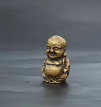 

Collection archaize brass Maitreya Buddha small statue