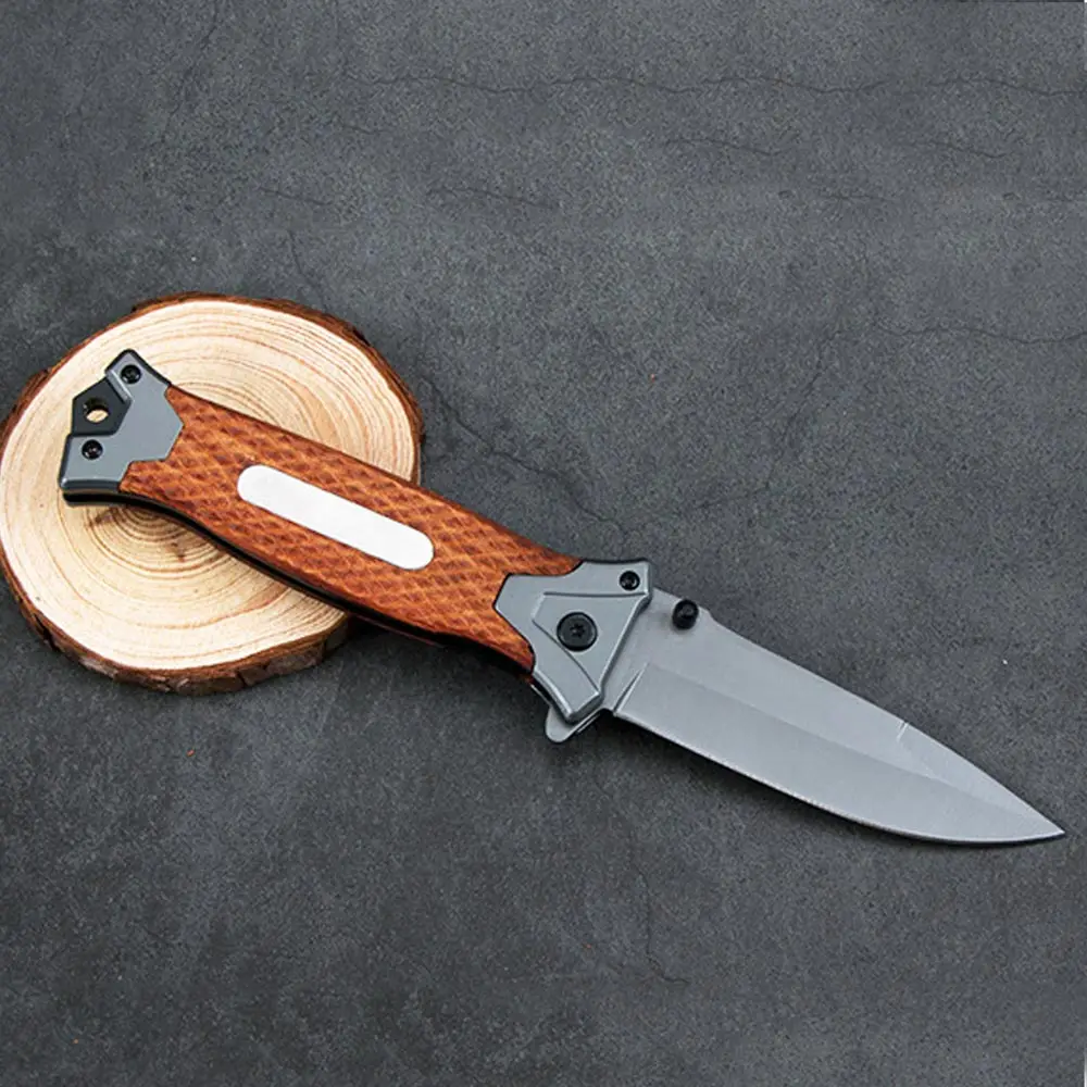 Супер PDR B 32 открытый складной нож Дамаск Couteau зеленый и красный карманный ножи из