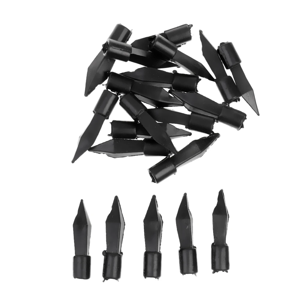 

20 Pieces Soft Rubber Archery Practice Shooting Arrowheads Safety Arrows for Practice Broadheads Kids Arrows Accessories