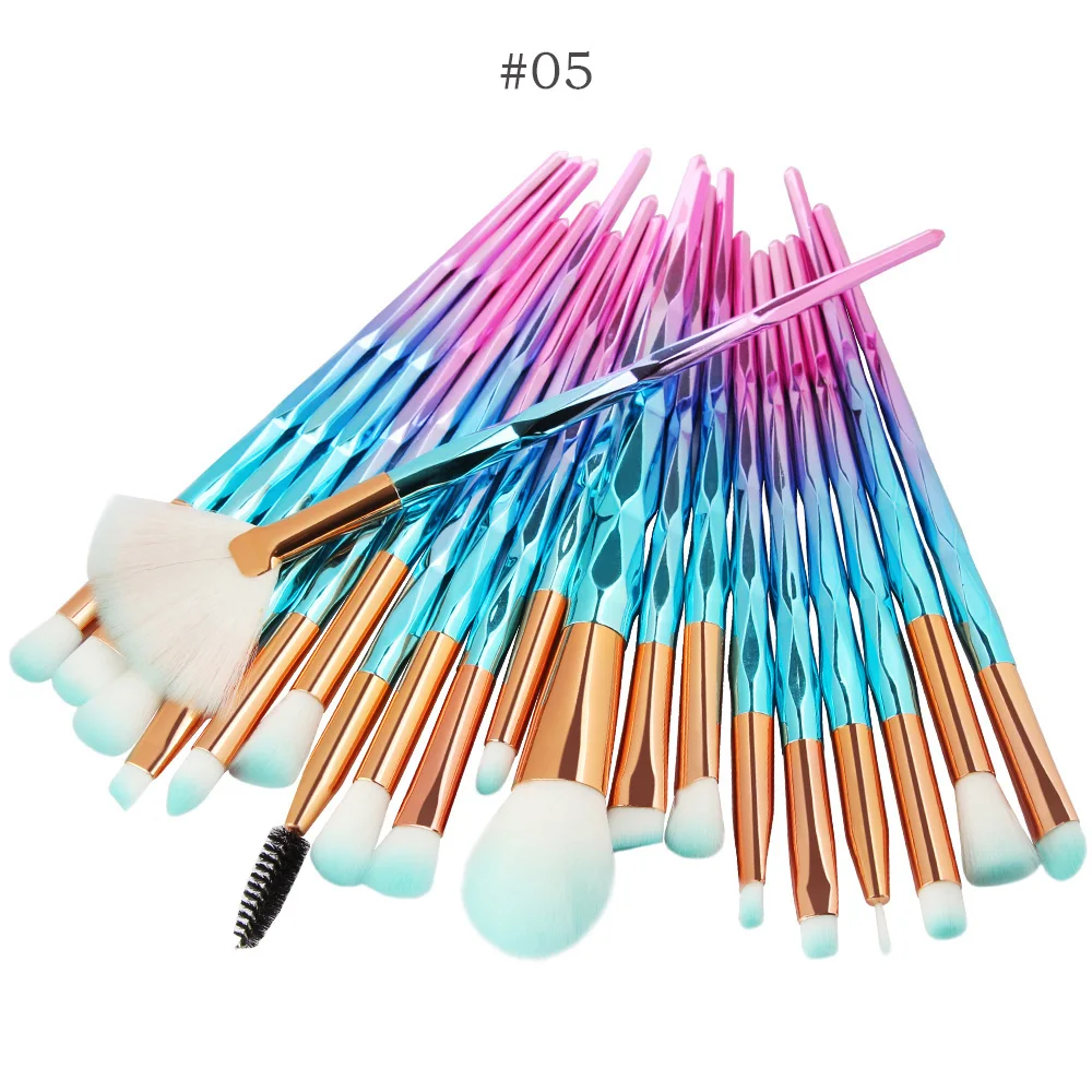 

MAANGE 20Pcs Rose gold Makeup Brushes Set Pro Powder Blush Foundation Lip Eyeliner Eyeshadow Cosmetic Make up Brush Tool