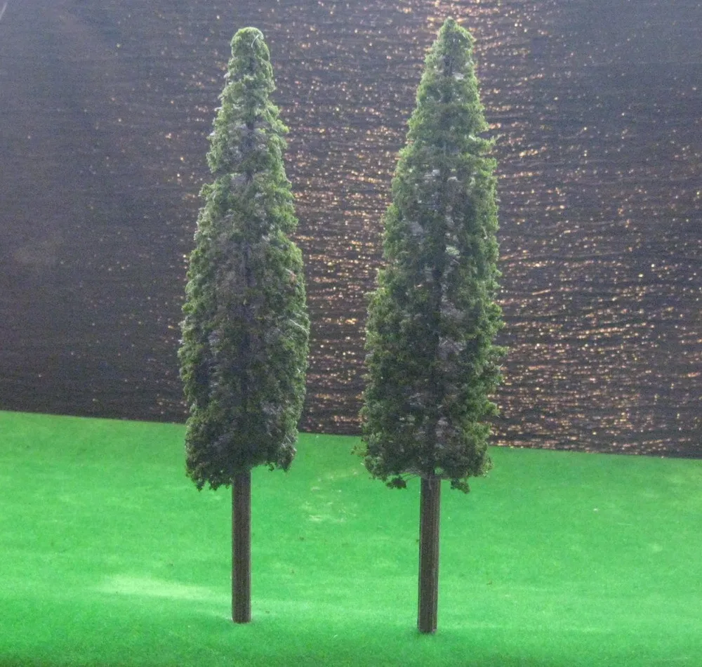 SS220 модель сосновые кедровые деревья темно-зеленый для O G шкала макет 22 см